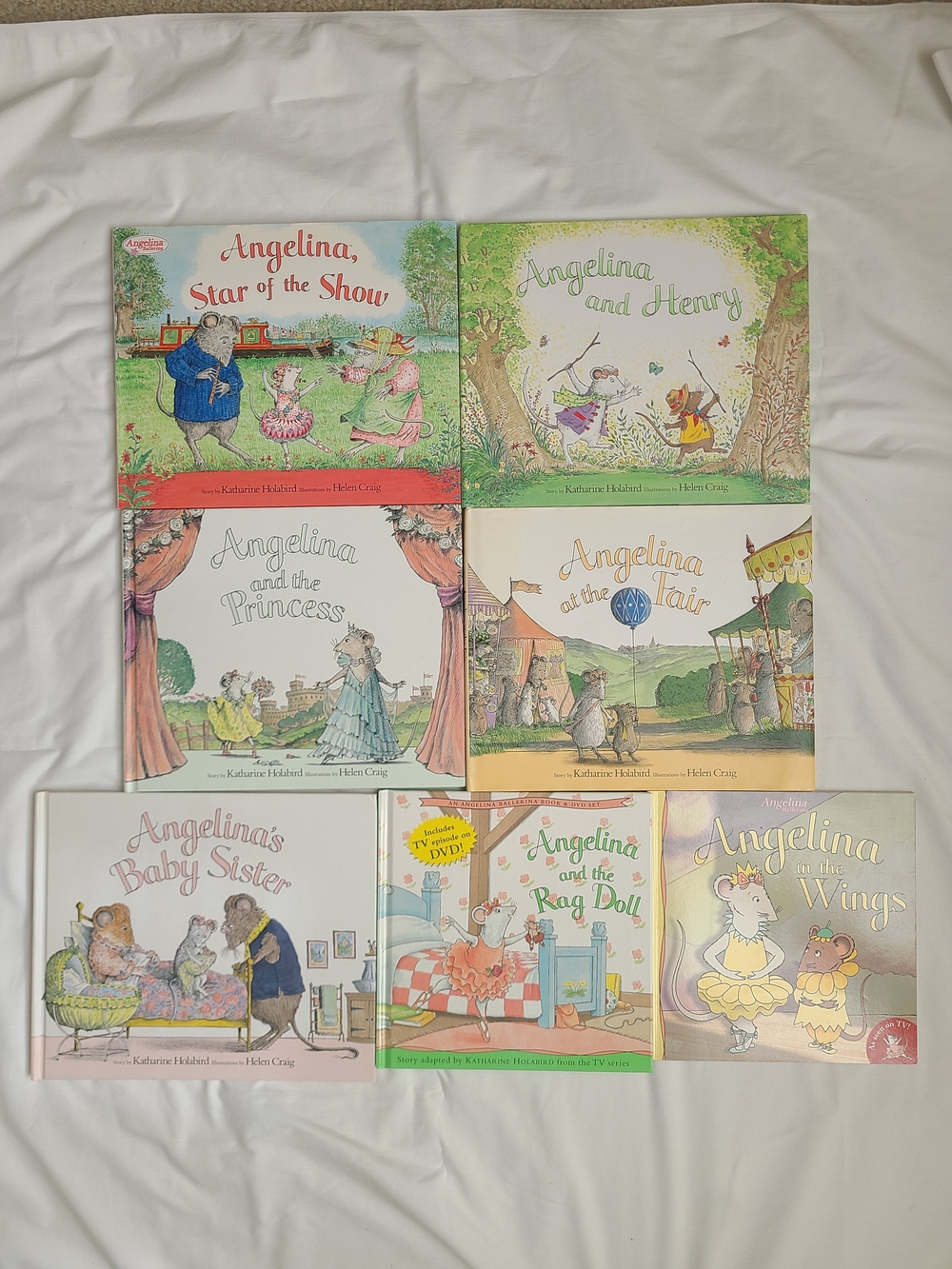 Angelina Ballerina Book Set Of 7